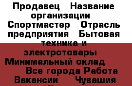 Продавец › Название организации ­ Спортмастер › Отрасль предприятия ­ Бытовая техника и электротовары › Минимальный оклад ­ 27 000 - Все города Работа » Вакансии   . Чувашия респ.,Порецкое. с.